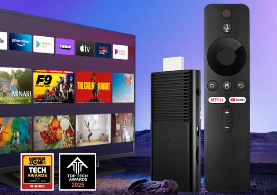 StreamVault interface on TV screen